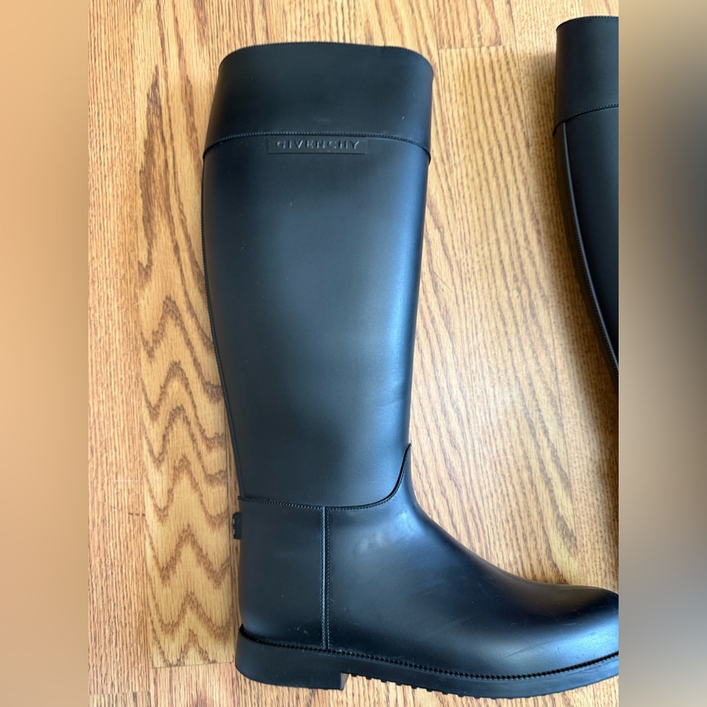 Givenchy Knee High Rain Boots 8.5/9 - Picture 3 of 16
